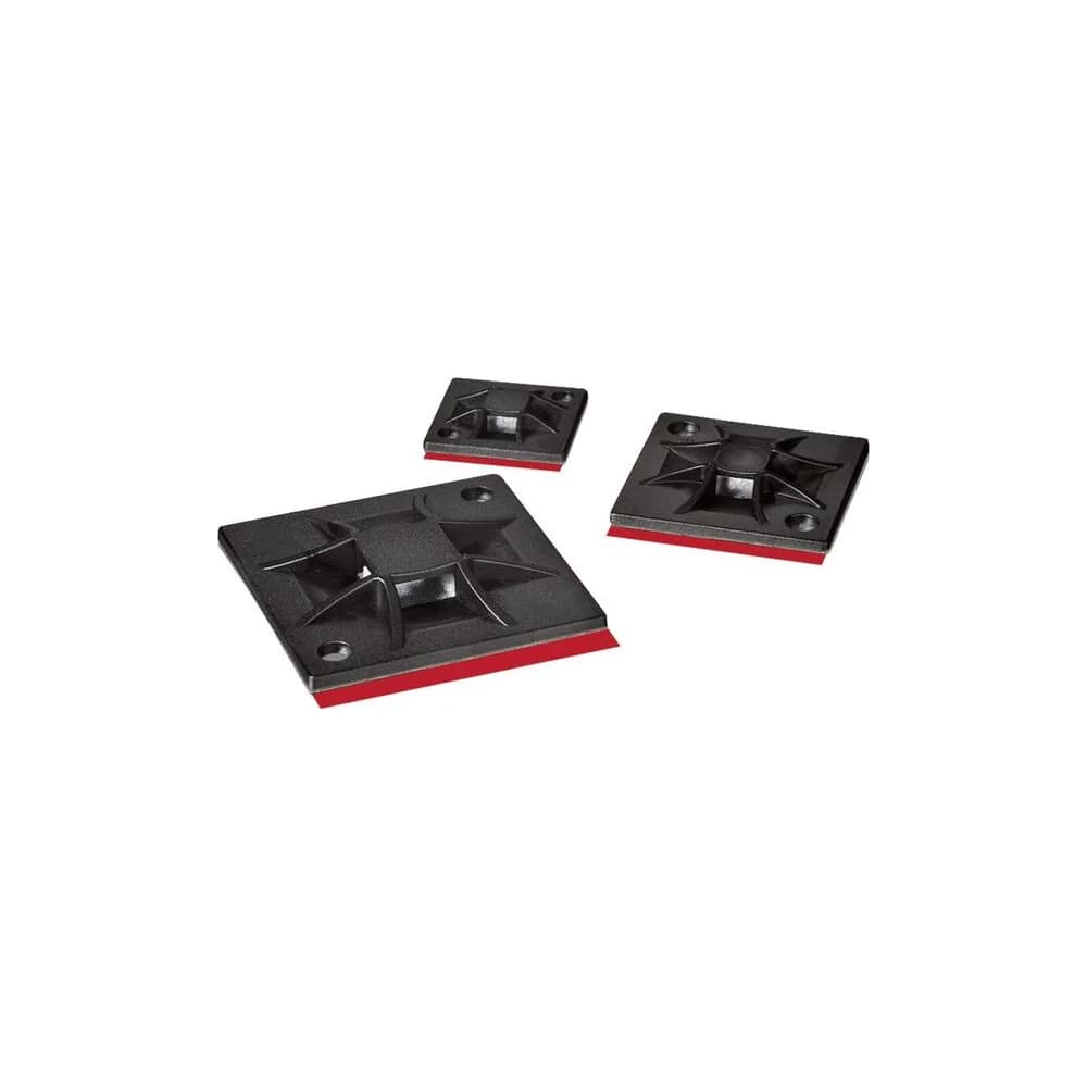 HellermannTyton Klebesockel QM40APT-I-PA66-BK