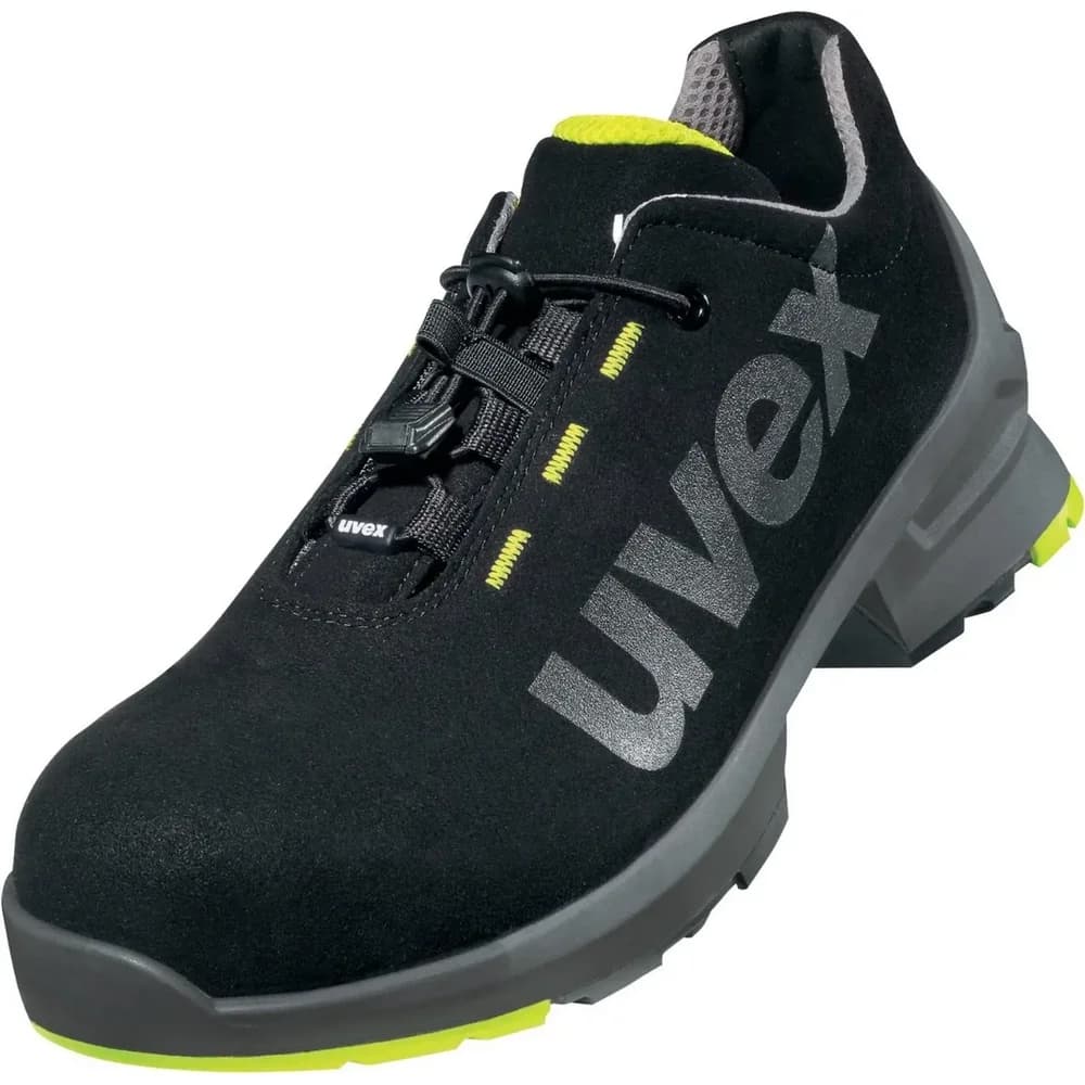 Uvex 1 Halbschuh S2 gelb, Unisex - Schwarz - 36