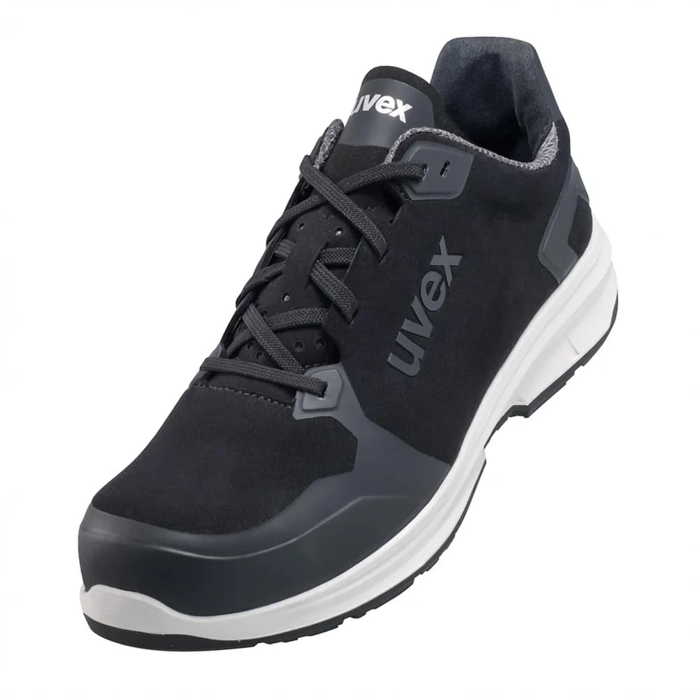 uvex Halbschuh schwarz/weiß uvex 1 sport, S3, EU-Schuhgröße: 45