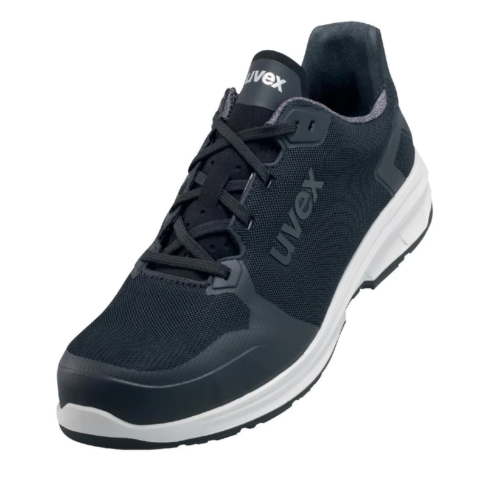 uvex Halbschuh schwarz/weiß uvex 1 sport, S1P, EU-Schuhgröße: 43