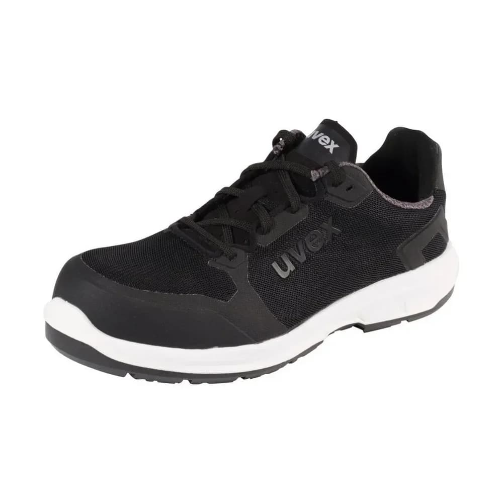 uvex Halbschuh schwarz/weiß uvex 1 sport, S1P, EU-Schuhgröße: 45