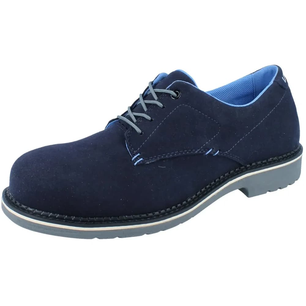 UVEX 1 business Herren Schnürhalbschuh S3 Velour blau - Größe: 42 - Blau - 42