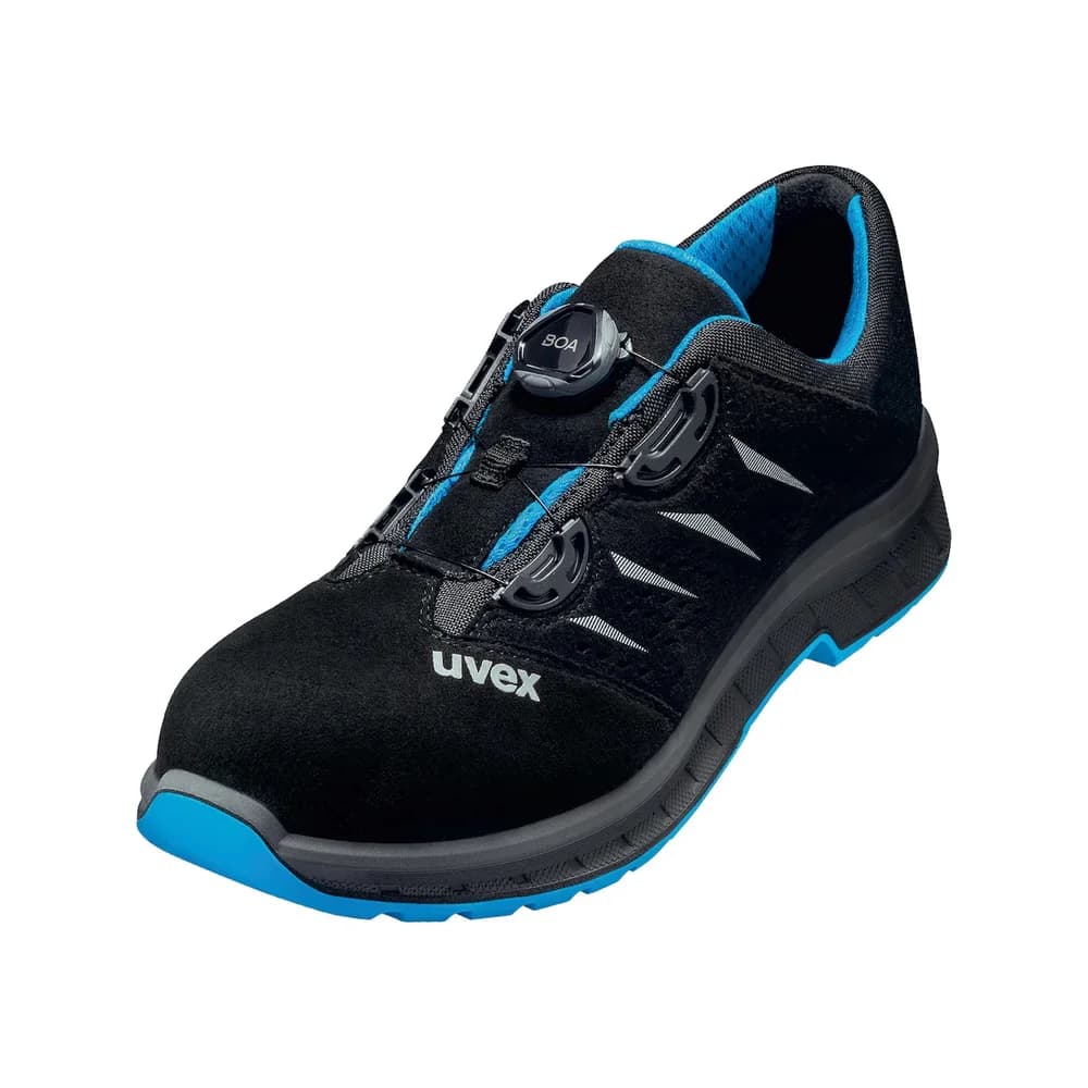 uvex Halbschuh schwarz/blau uvex 2 trend, S1P BOA, EU-Schuhgröße: 39