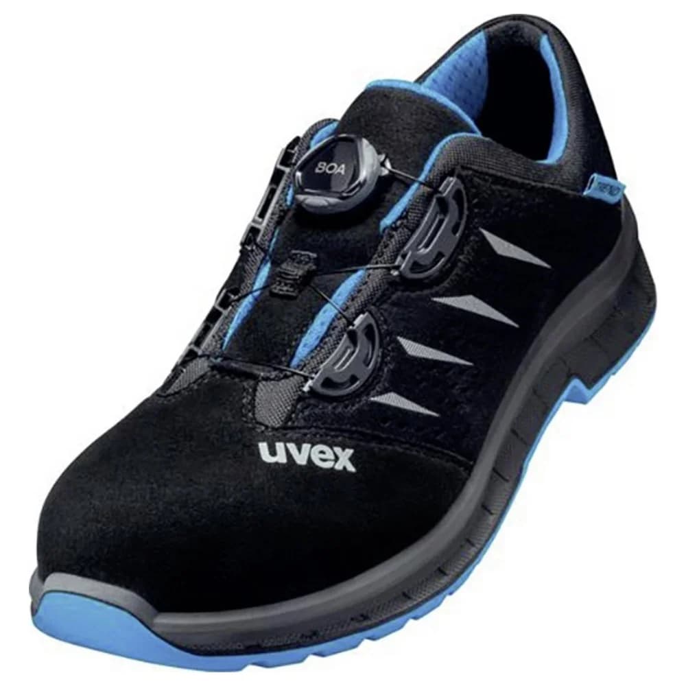 uvex Halbschuh schwarz/blau uvex 2 trend, S1P BOA, EU-Schuhgröße: 46