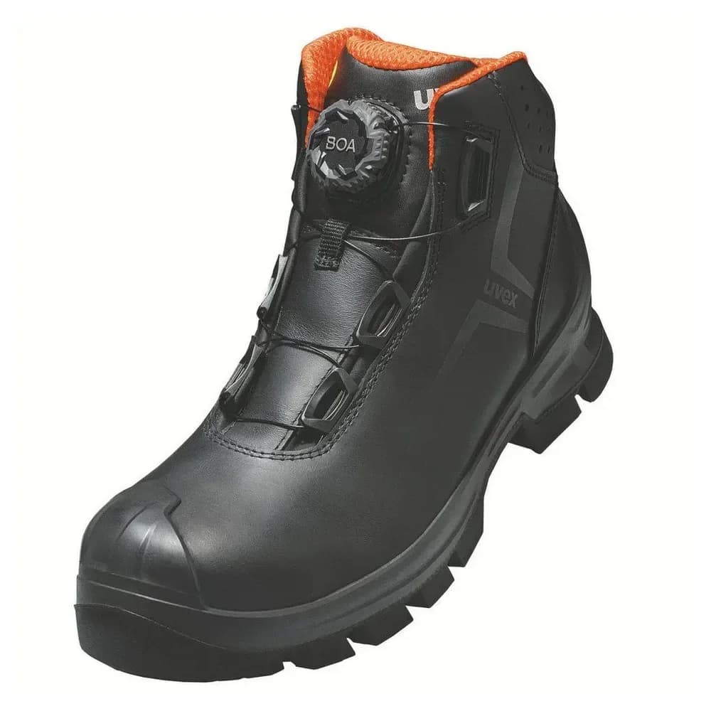uvex Stiefel 2 MACSOLE® S3 schwarz orange Weite 11 Gr. 42