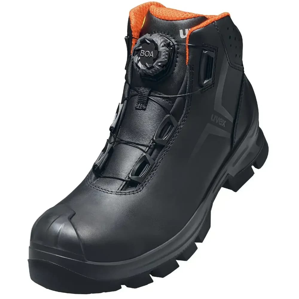 uvex Stiefel 2 MACSOLE® S3 schwarz orange Weite 11 Gr. 44