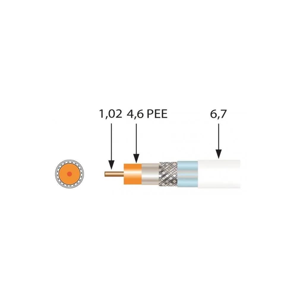 Televes Koaxkabel SK2000plus-T Tr500