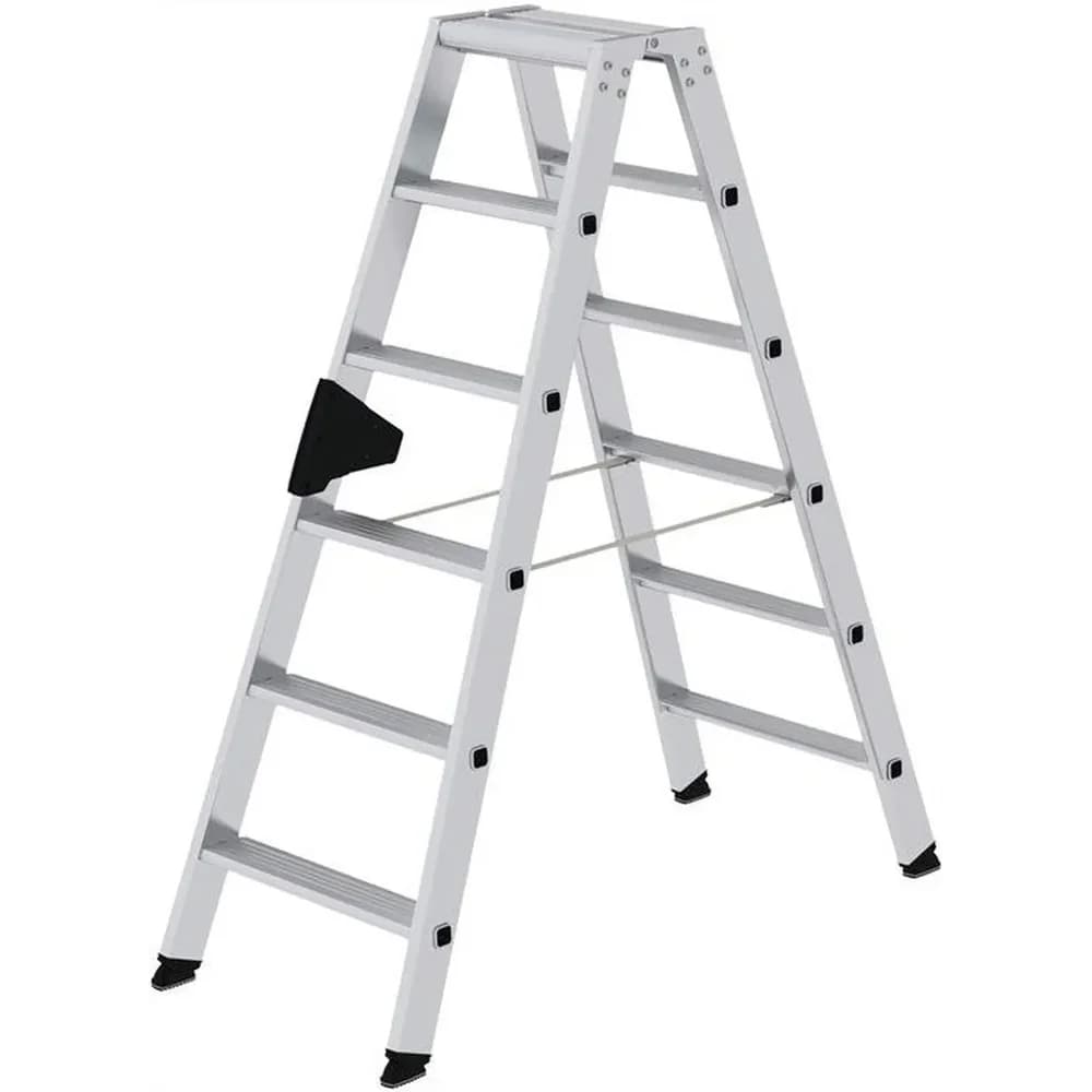 Munk Stehleiter 40228 beidseitig 2x6 Stufen