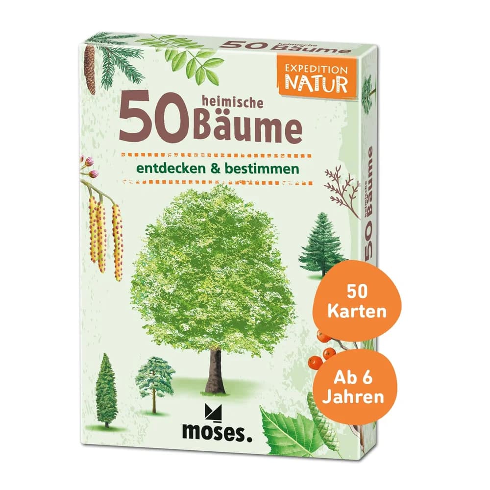 Moses Kartenspiel 50 heimische Bäume