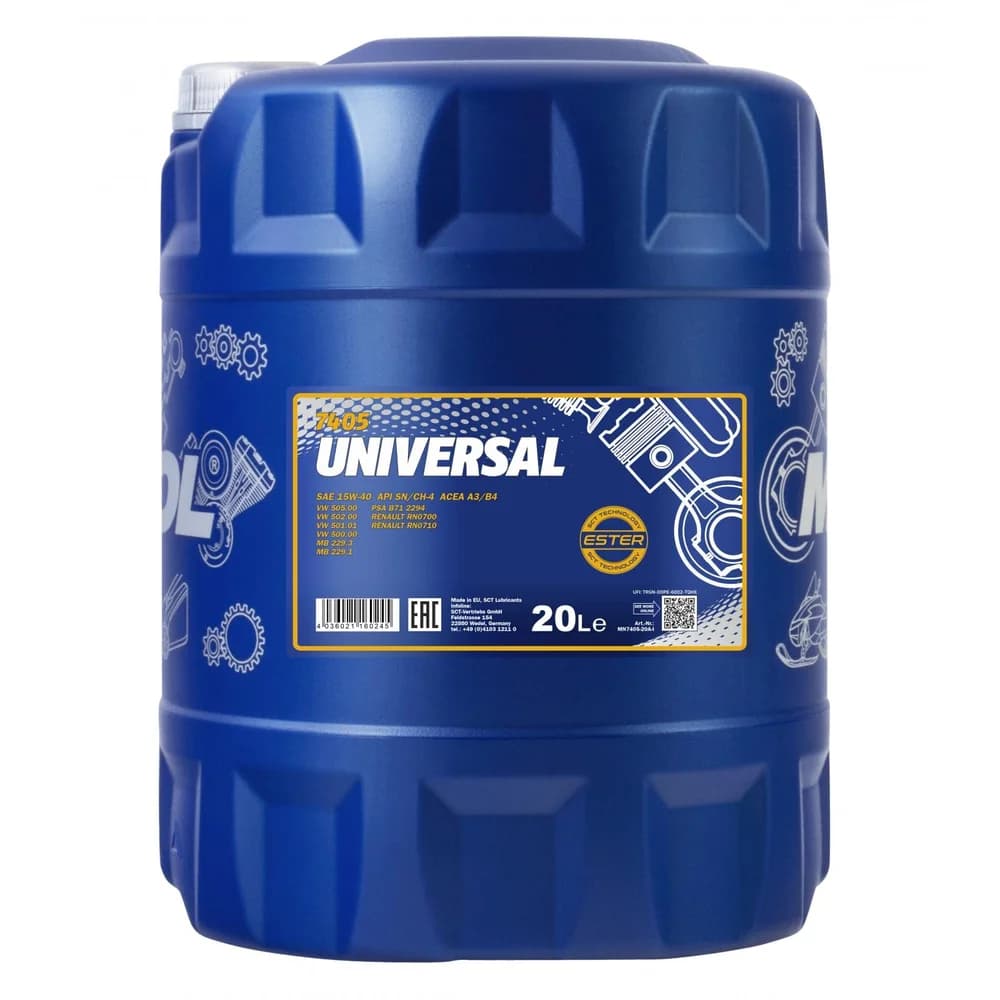 Mannol 7405 Universal 15W-40 20 l