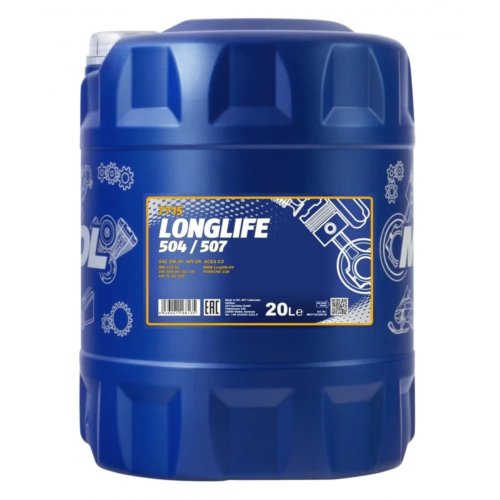 Mannol 7715 Longlife 504/507, 20L
