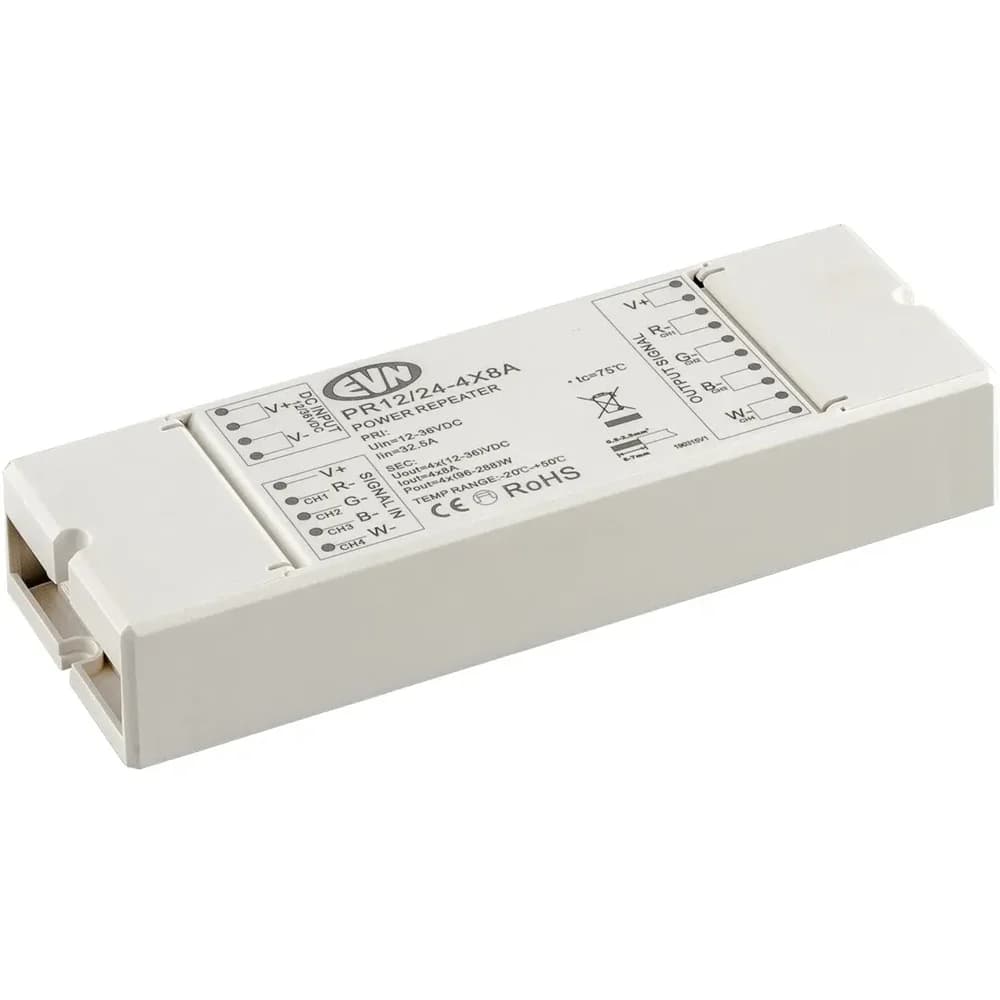 EVN Lichttechnik Power-Repeater PR12/24-4X8A
