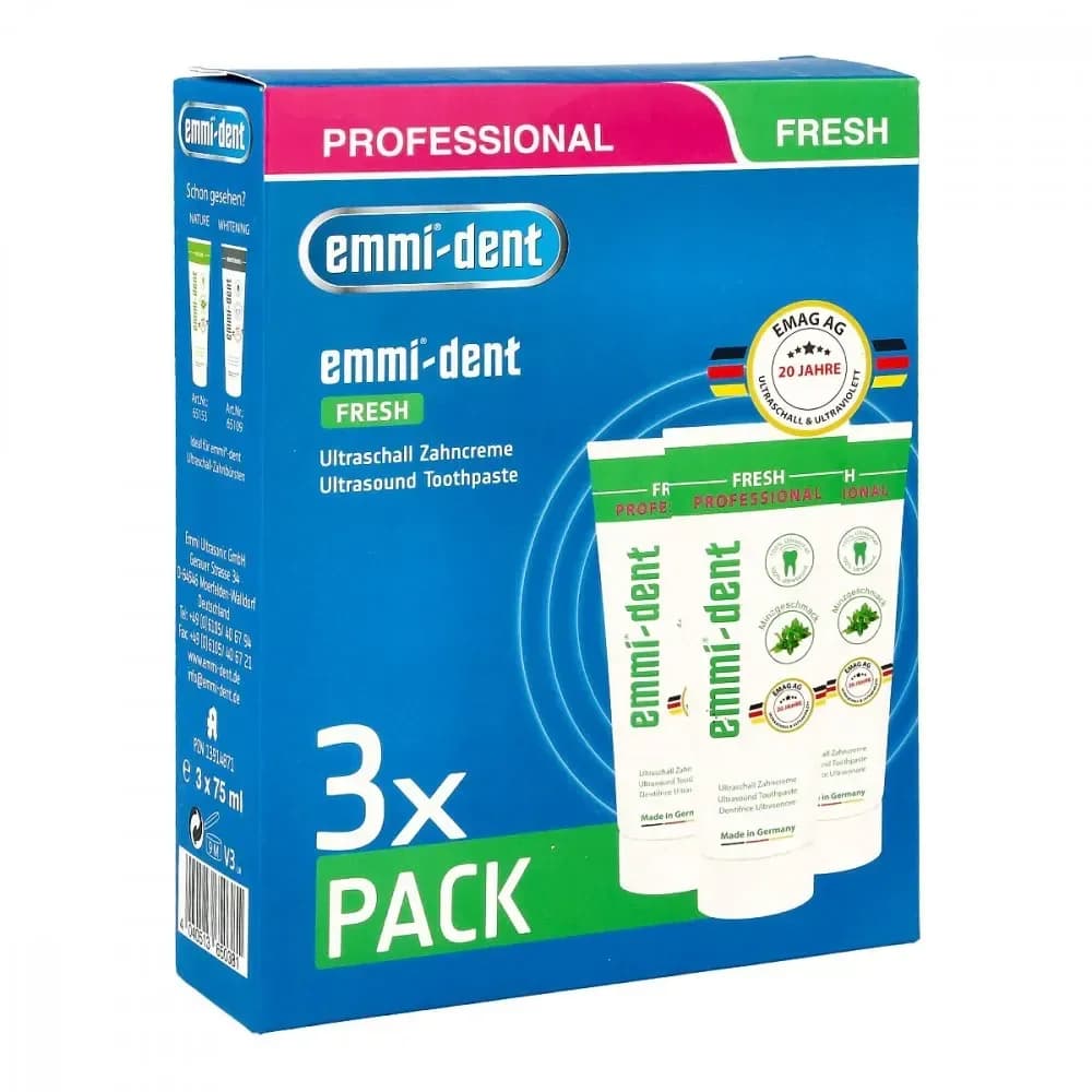 EMMI-DENT Zahncreme fresh 3 St Zahncreme
