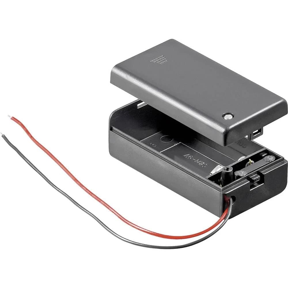 HALTER 1X9VS - Batteriehalter für 1 9 Volt Block