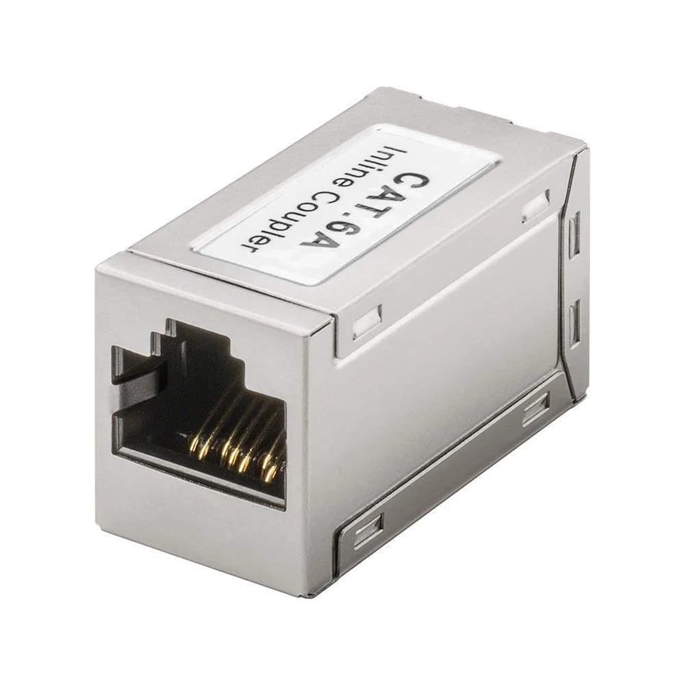 goobay RJ46/RJ45 CAT 6A LAN-Adapter