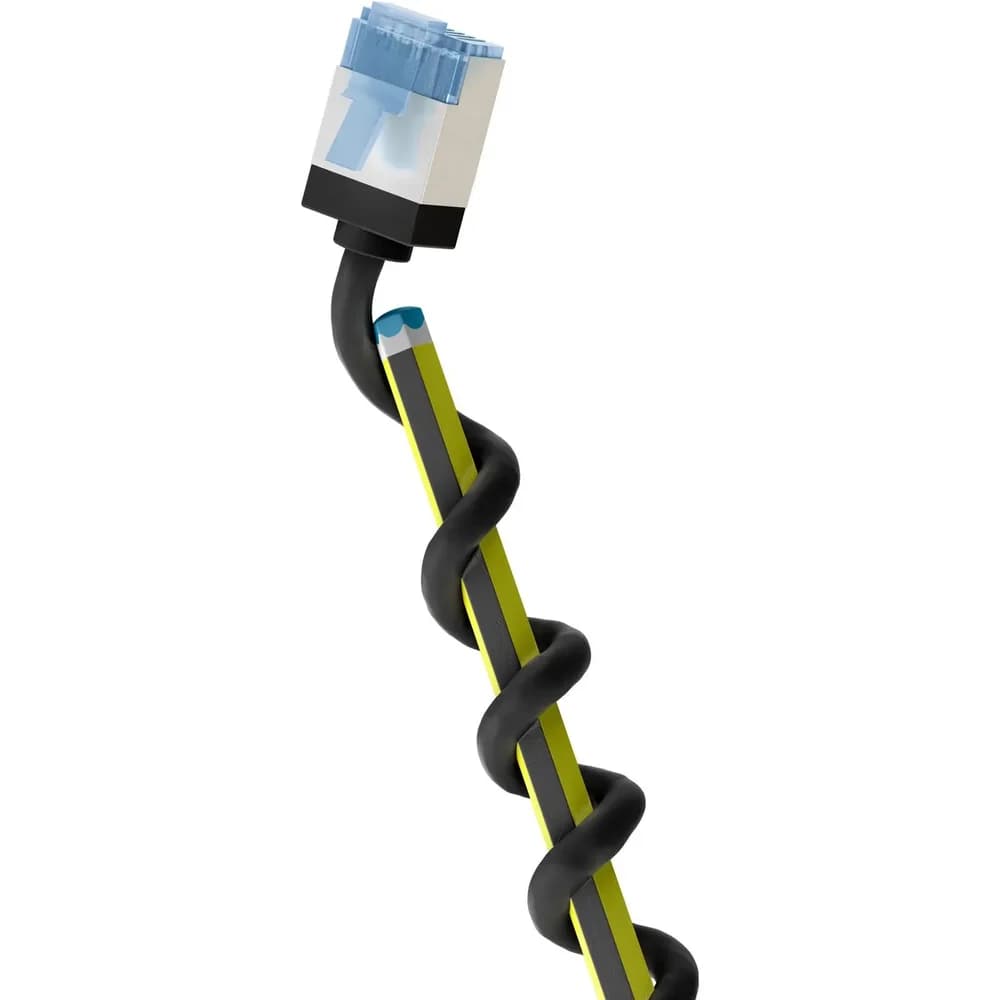 goobay LAN-Kabel CAT6A 2m schwarz