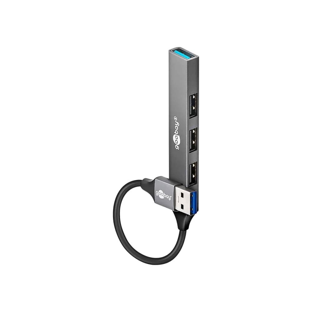 Goobay Slim 4-Port USB-Hub 74456