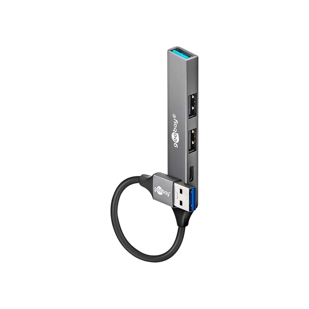 Goobay Slim 4-Port USB-Hub 74458