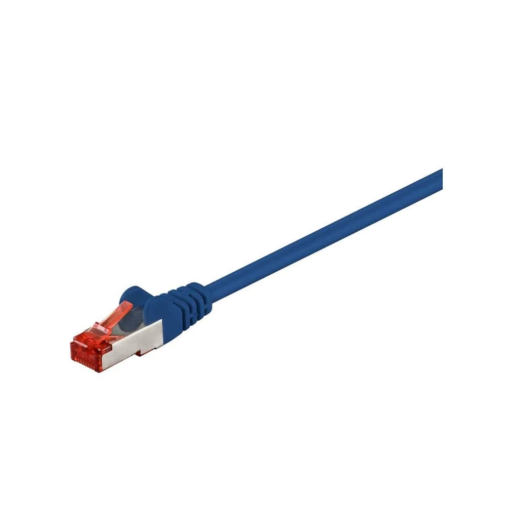 Goobay 5m CAT 6 Patchkabel, S/FTP PiMF, Blau