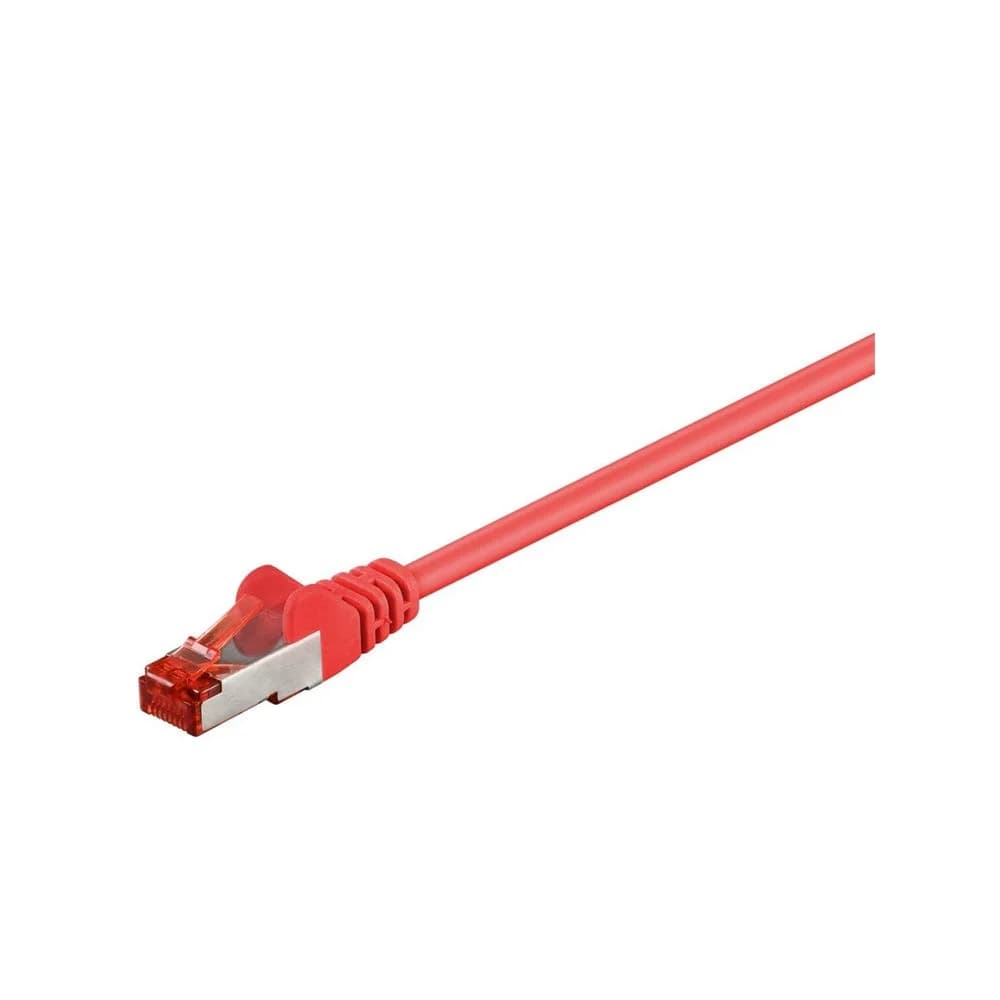 Goobay 7,5m CAT 6 Patchkabel, S/FTP PiMF, Rot