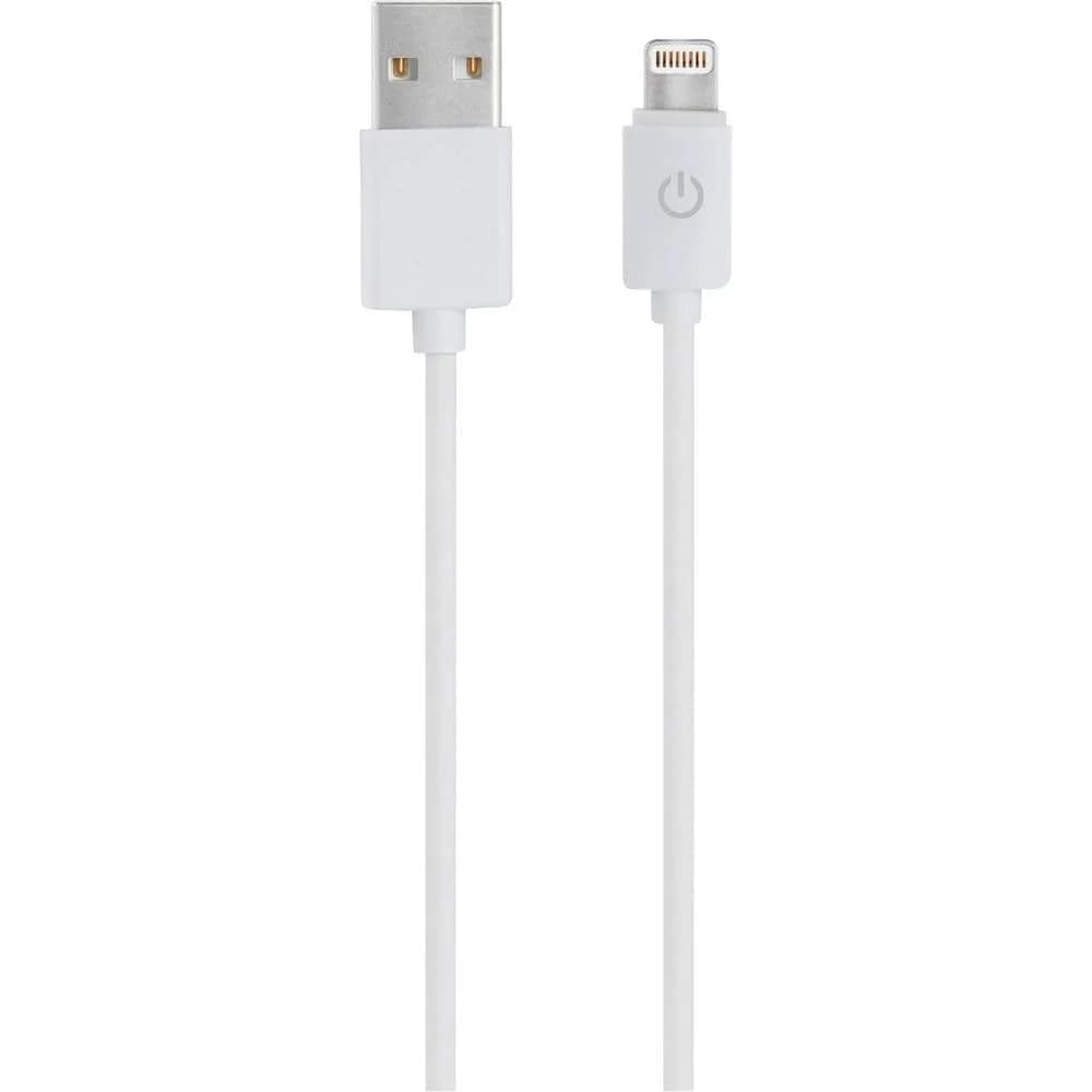 RealPower 255649 Lightning-Kabel 1 m Weiß
