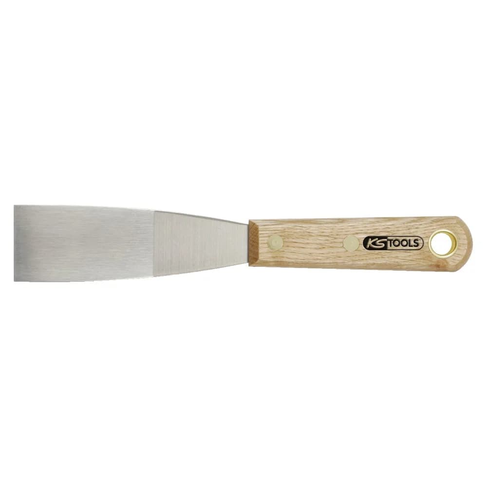 KS Tools EDELSTAHL Spachtel, 38mm, mit Holzgriff