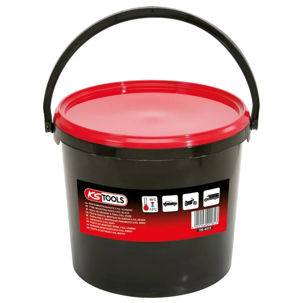 KS TOOLS Reifenmontagepaste 5 kg schwarz - 100.4015