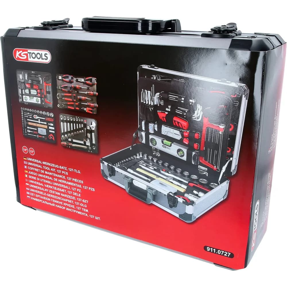 KS 911.0727 - 1/4"+1/2" Werkzeug-Satz, 127-teilig
