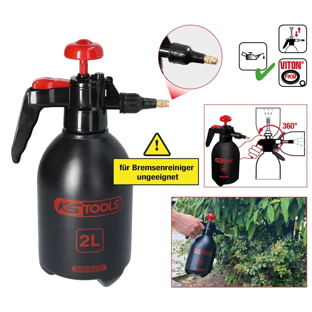 KS Tools Druck-Zerstäuber, 2 l