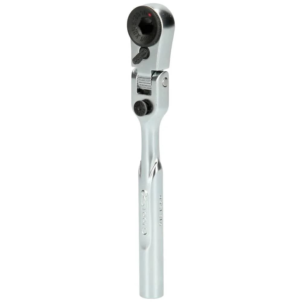KS Tools 1/4“ Bit-Gelenk-Umschalt-Knarre, Länge 119 mm