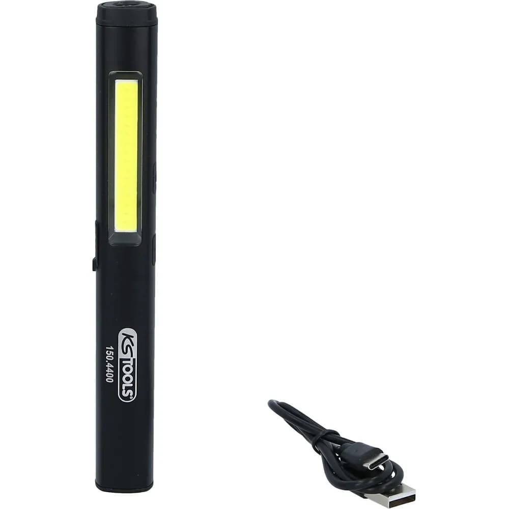 KS TOOLS Inspektionslampe LED COB Stripe 350 Lumen mit UV-Spot