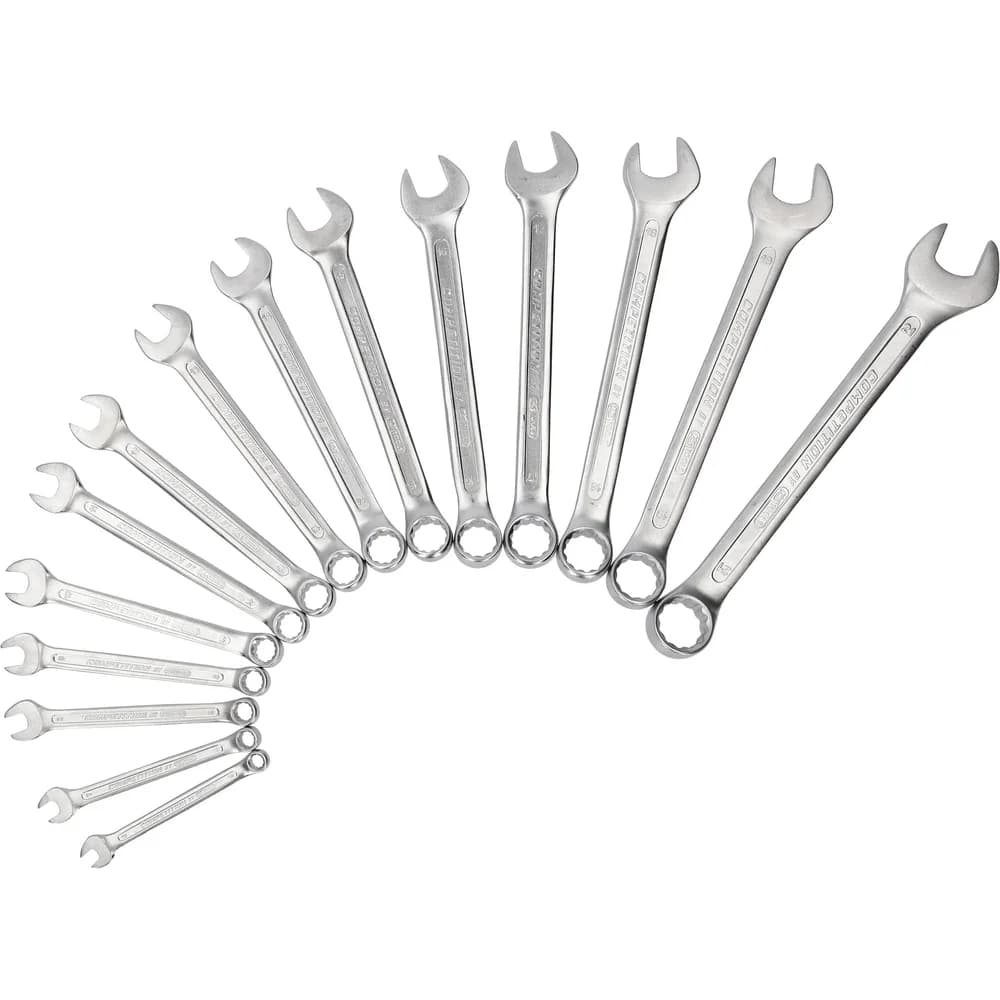 KS Tools Ringschlüssel COMPETITION Ringmaulschlüssel-Satz, 15-tlg 512.0215