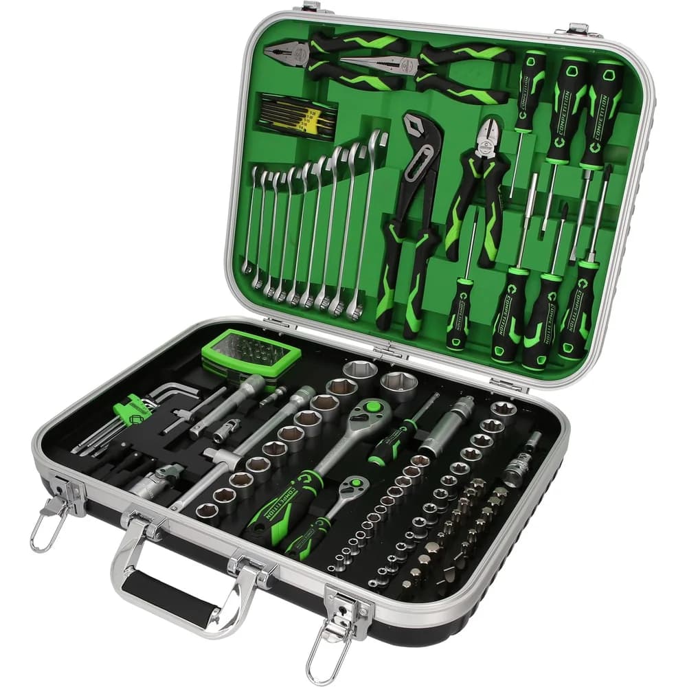 KS Tools COMPETITION 1/4"+1/2" Universal-Werkzeug-Satz, 143-tlg
