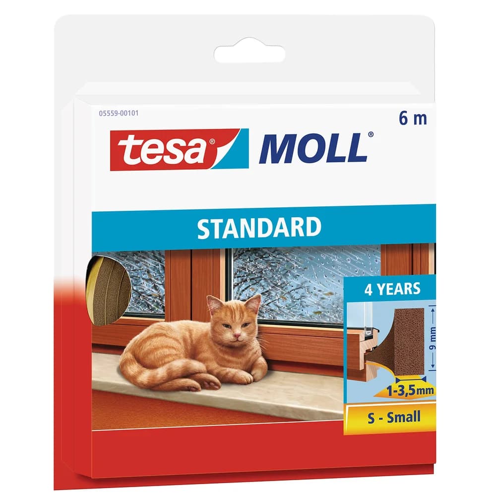 tesa PVC-Dichtung 5559 6mx9mm braun