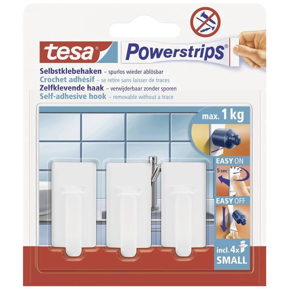 TESA 57530 - tesa® Powerstrips® Haken Classic, weiß