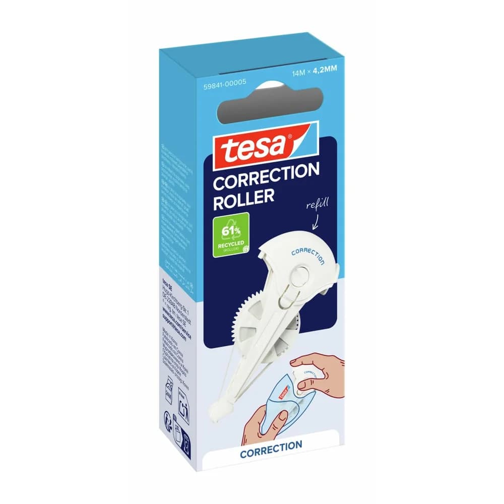 Tesa Nachfüllkassette ecoLogo 59841-00005 4,2mmx14m weiß