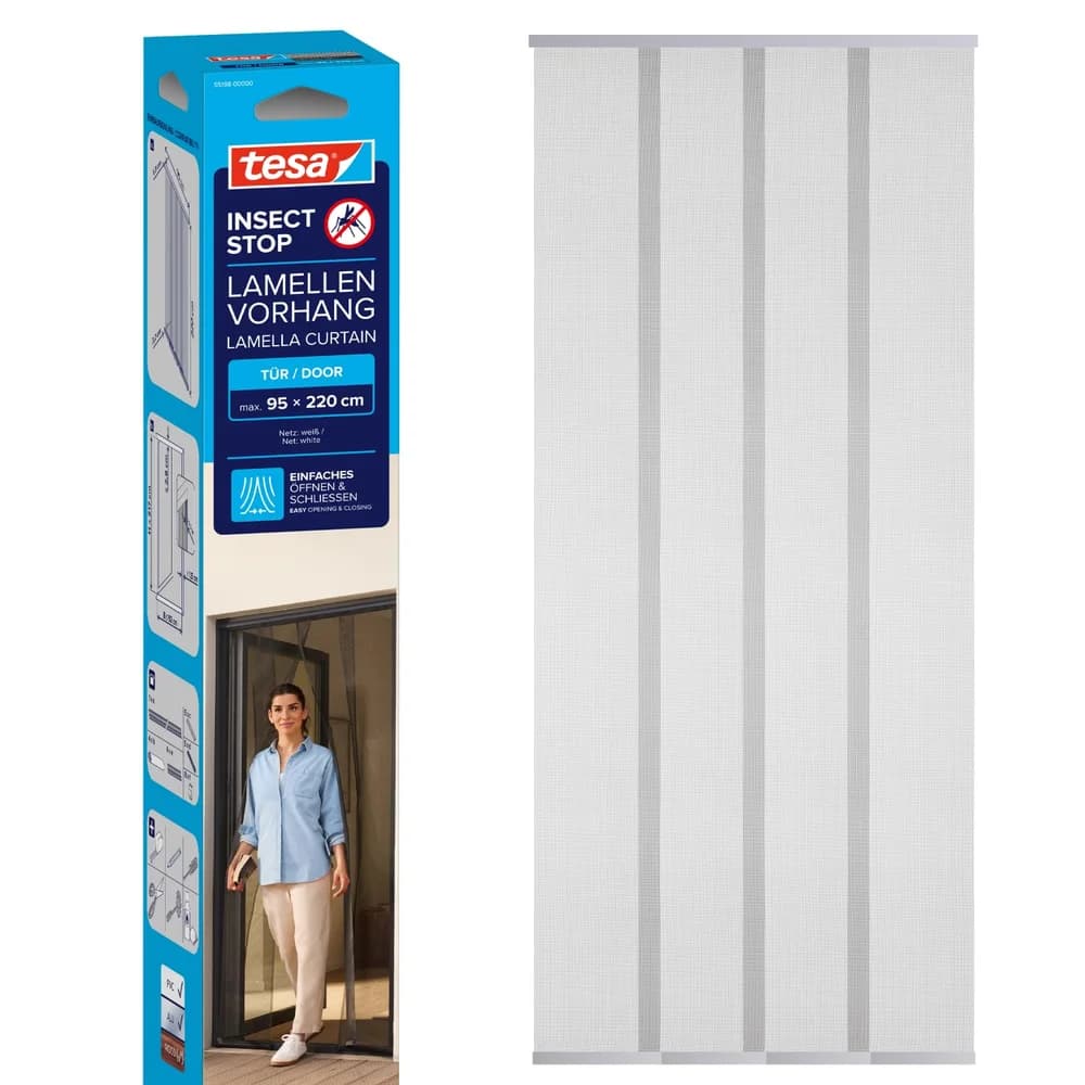 tesa Fliegengitter Insect Stop Standard weiß 0,95 x 2,2 m