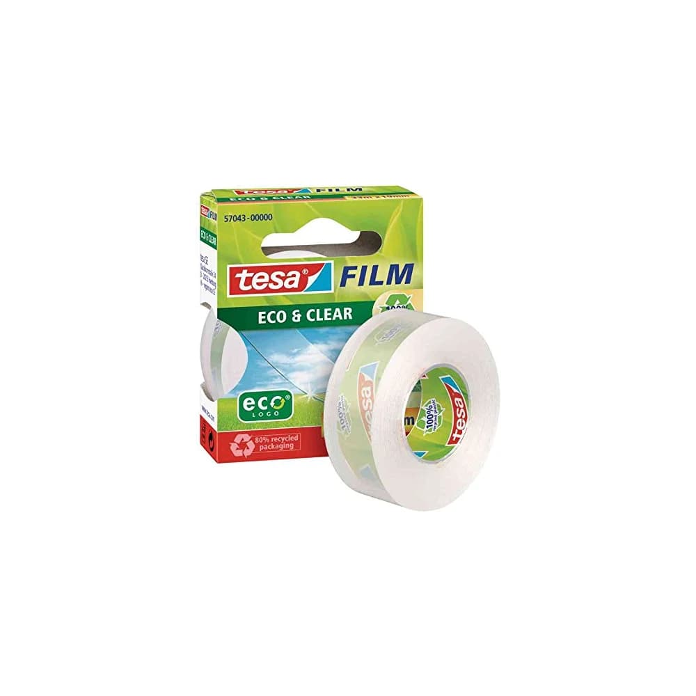tesa Klebefilm tesafilm Eco&Clear 57043-00000 19mmx33m