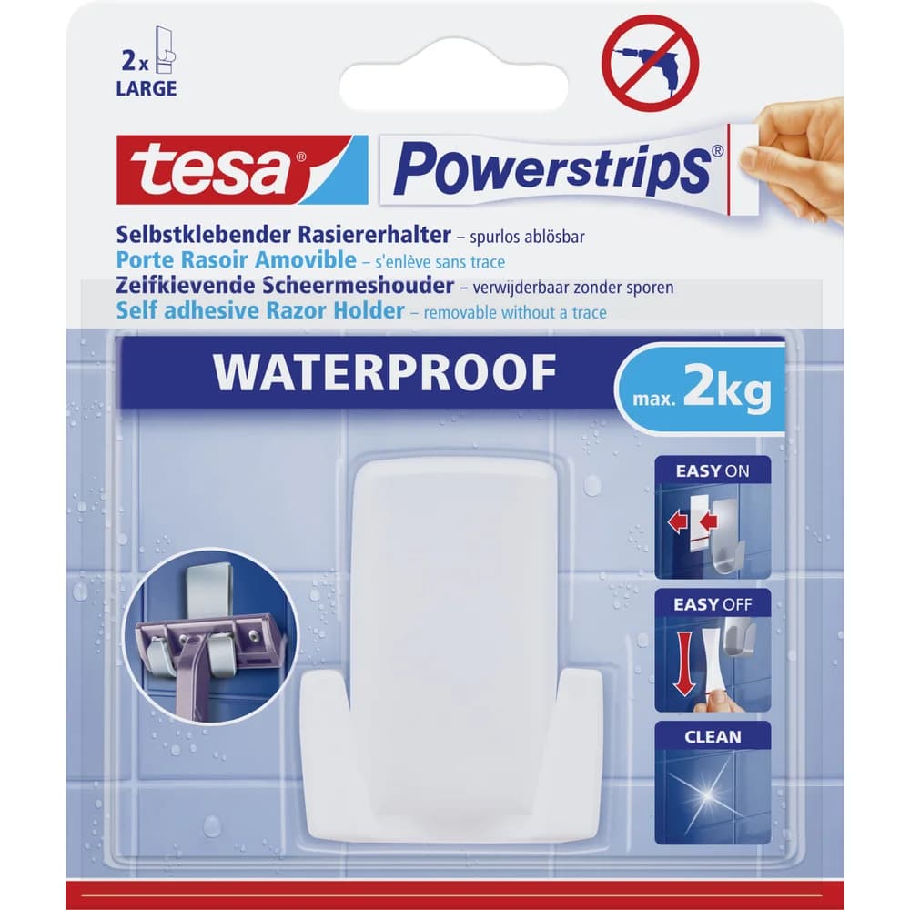 TESA 59703-00000-03 Wandhalterung Drinnen Universalhaken Weiß 1 Stück(e)