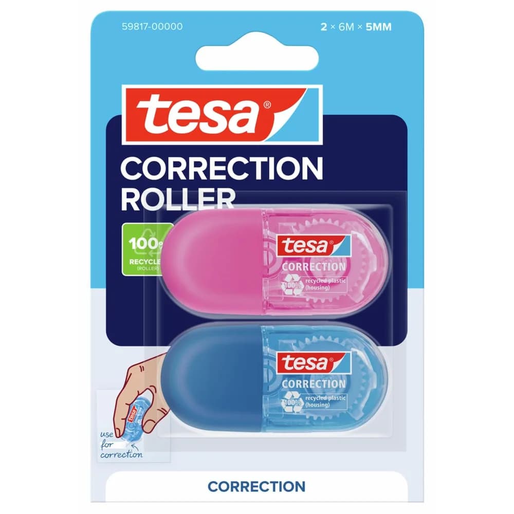 Tesa-59817 Mini Korrek-Roller Blister