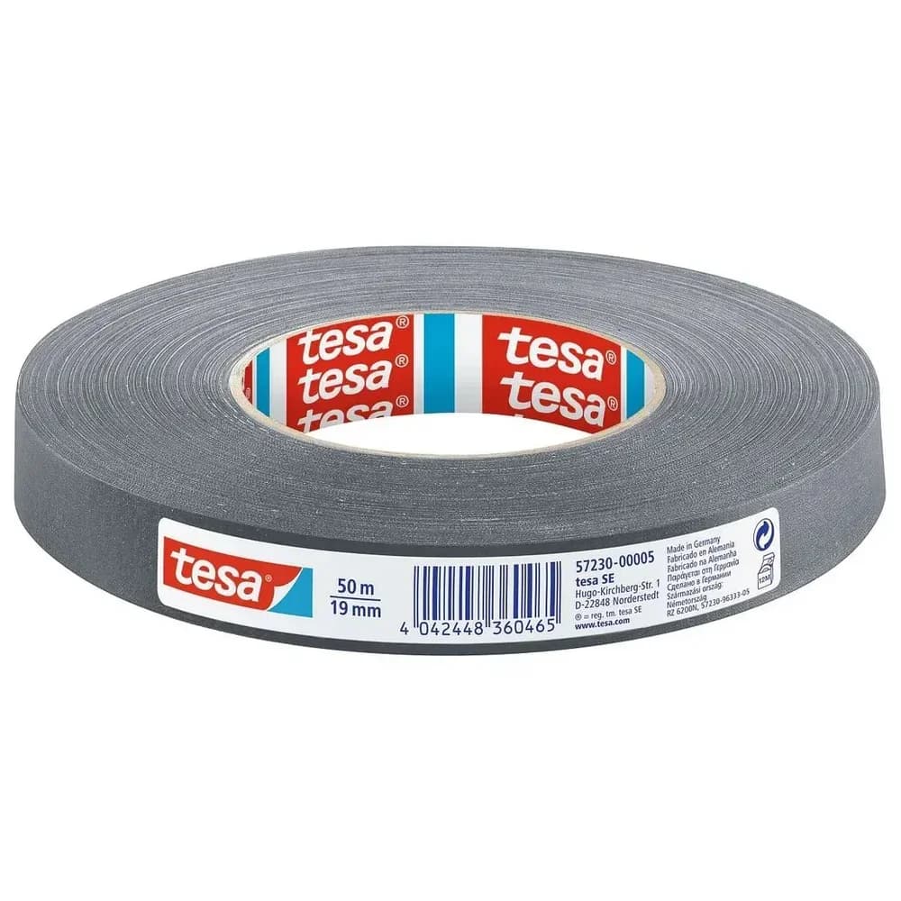 tesa Gewebeband 57230-00005 19mmx50m grau