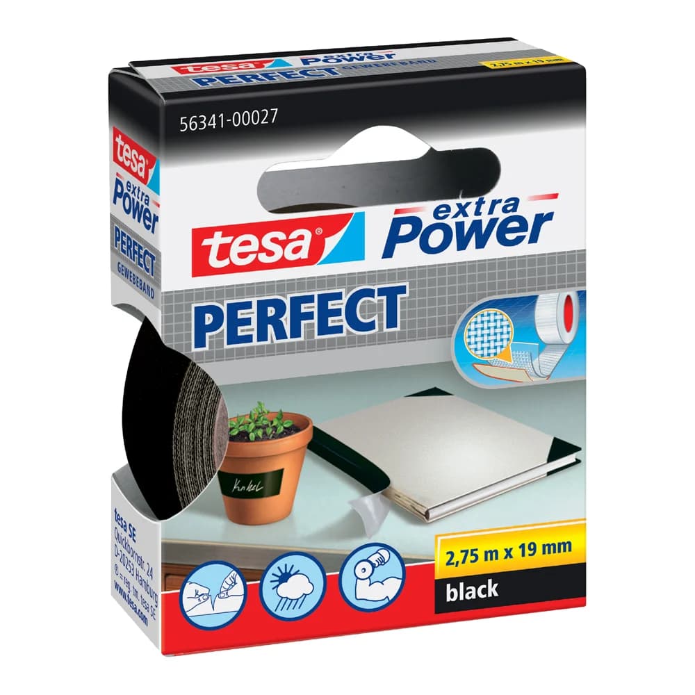 tesa Gewebeband 57230-00003 19mmx50m gelb