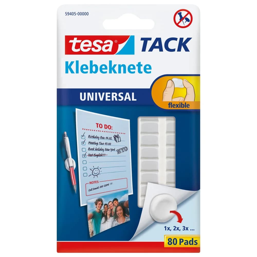 tesa Klebeknete »TACK« weiß