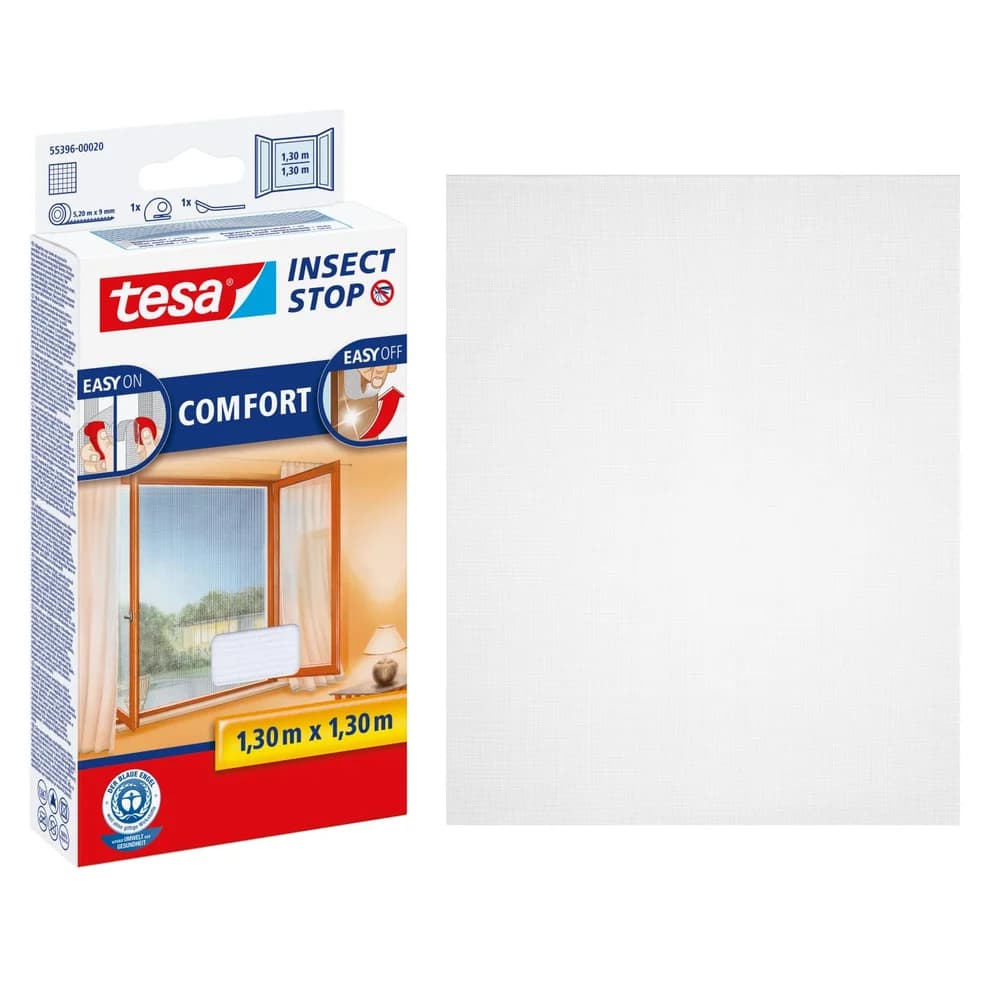 TESA Insect Stop Moskitonetz Fenster Weiß