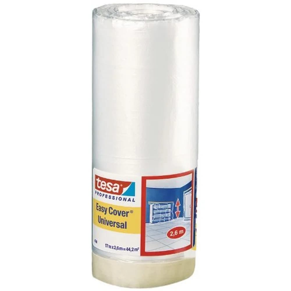 Tesa Abdeckfolie 17m x 2,6m Easy Cov. hellbraun 04368
