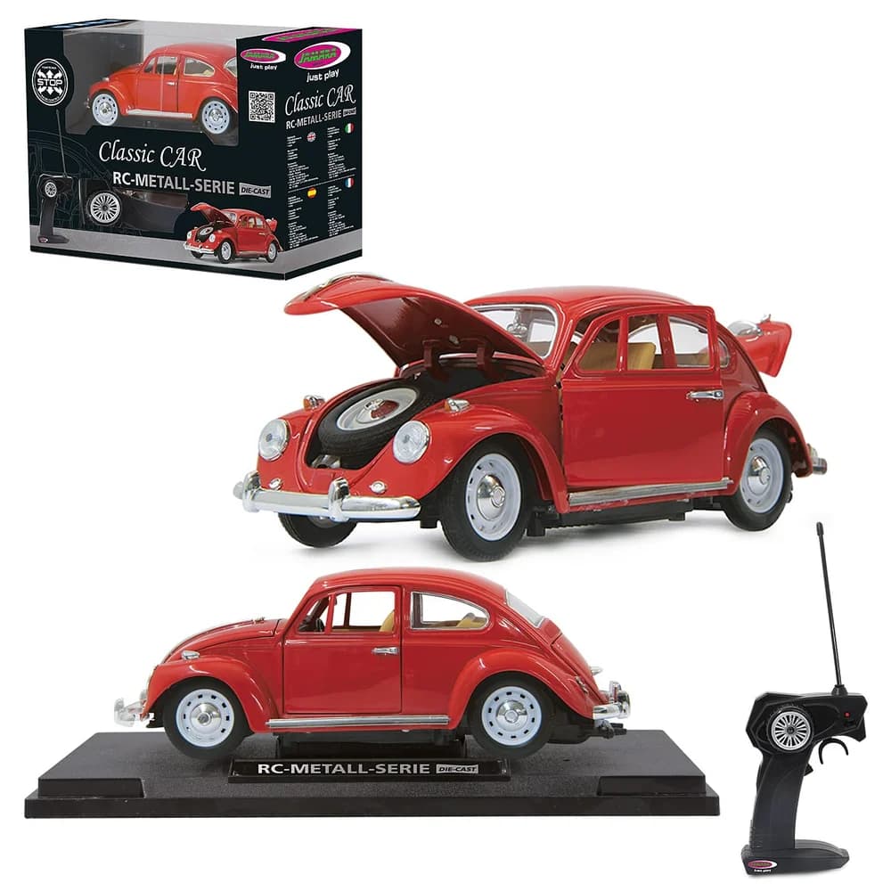JAMARA 405110 VW Käfer 1:18 RC Diecast Rot 27MHz