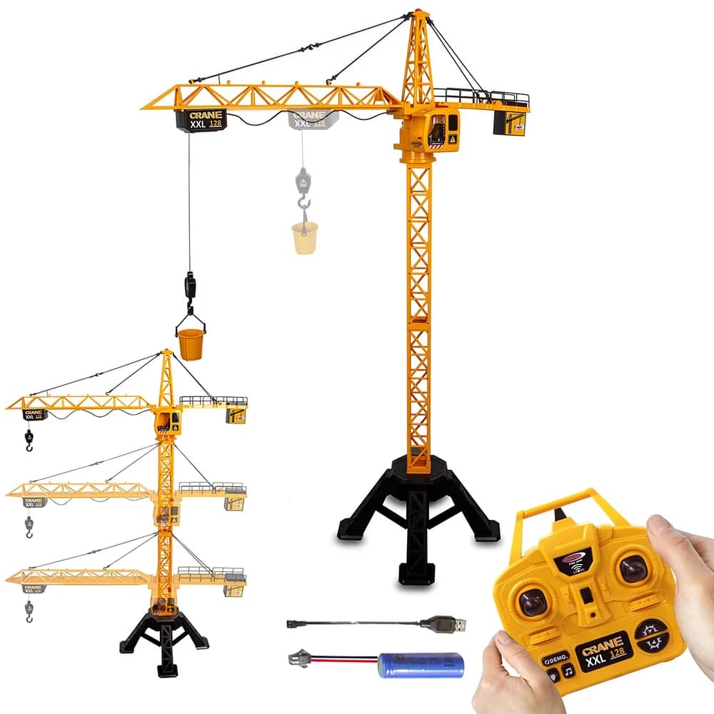 Jamara Turmdrehkran Crane XXL 128, gelb