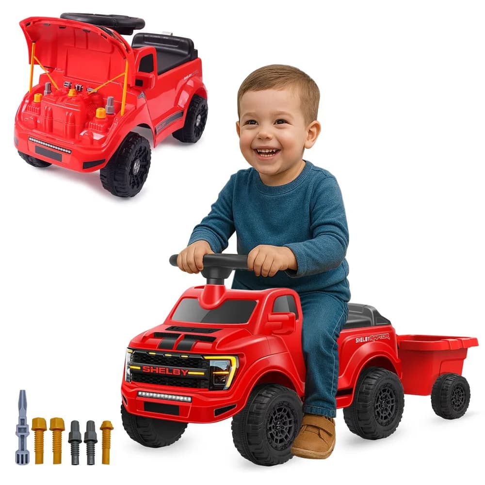 JAMARA Rutscher Shelby Ford F-150 Raptor mit Anhänger rot