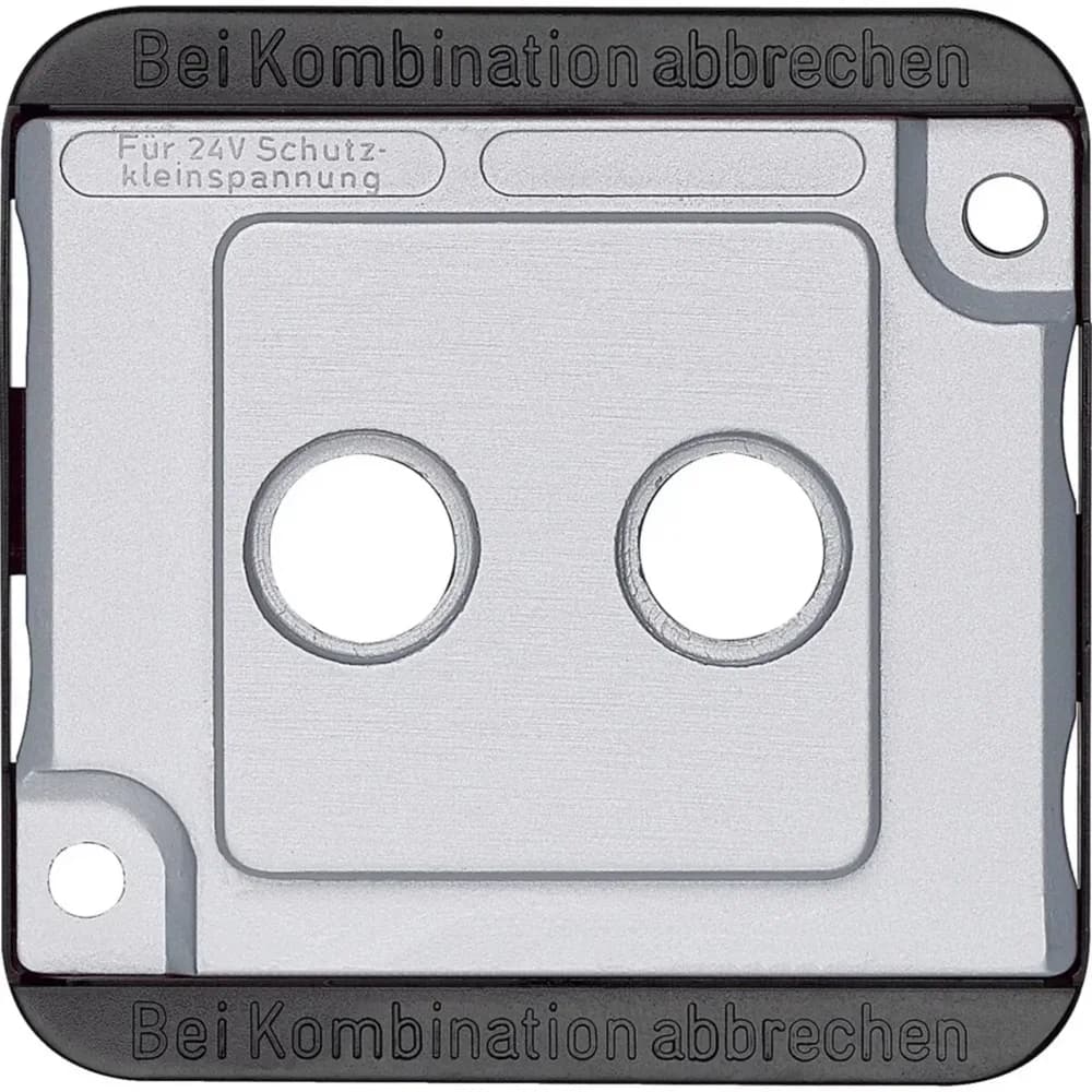 Merten Zentralplatte mat/si 294660