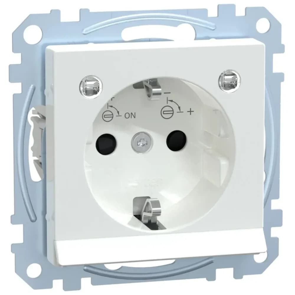 Merten SCHUKO-Steckdose aws/gl MEG2304-0325